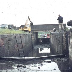 Restoration of Erewash Canal and Langley Bridge Lock and Basins 1970-1973